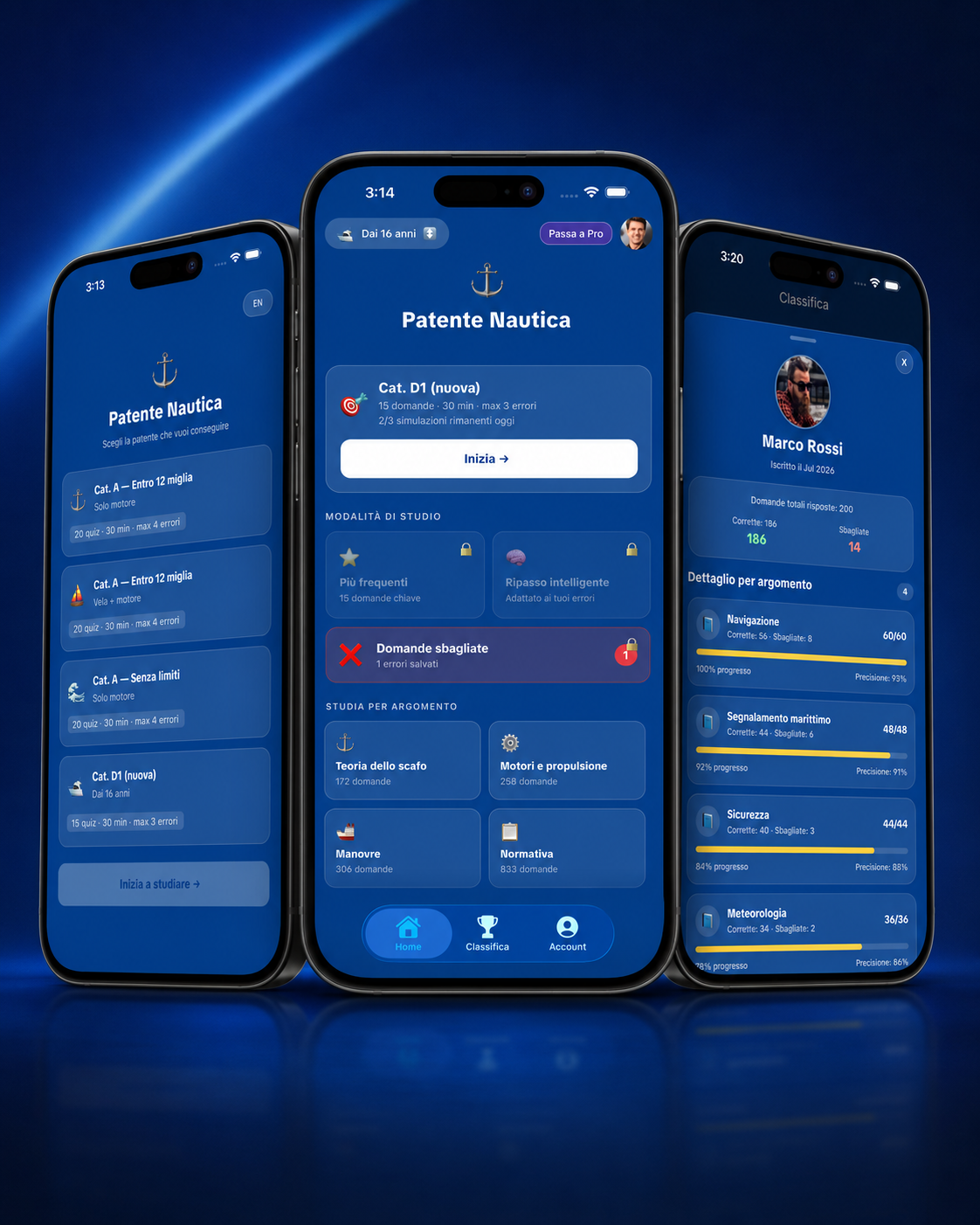Patente Nautica interface